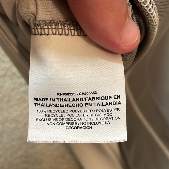 Nike Performance Mens Golf Polo (Lime Green/Light Gray/Dark Gray) - Picture 6 of 7